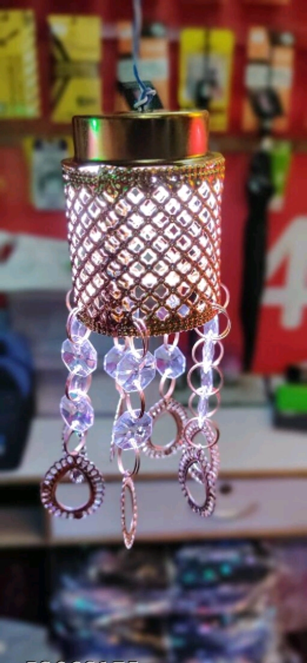 Electric Opearted Fully Assembled BlueChandeliers & Pendant Lights - Free Size, Blue, Pendent Light, Pack of1